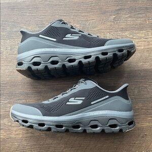 Skechers Charcoal and Light Gray Walking Shoes